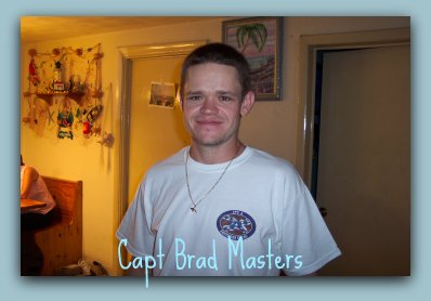 Captain Brad Masters on Fat Cat fishing charters.